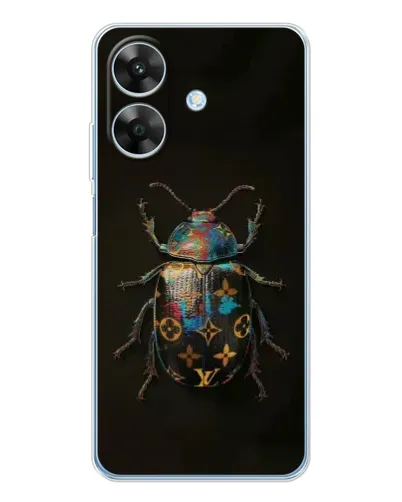 Чехол для Realme Note 60x с картинкой «LV — мраморный принт»