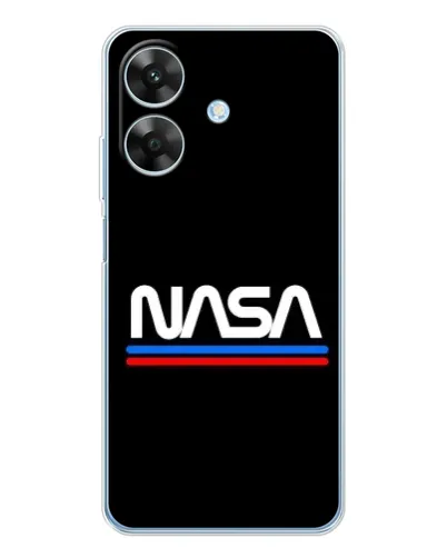 Чохол для Realme Note 60x з картинкою «NASA — класика Red Blue» Чохол для Realme Note 60x з картинкою «NASA — класика Red Blue»