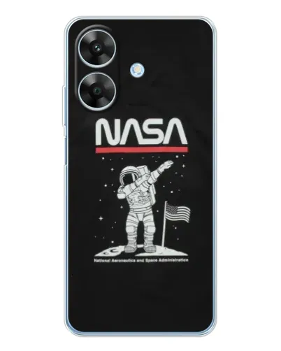 Чохол для Realme Note 60x з картинкою «NASA — крокуємо по Місяцю» Чохол для Realme Note 60x з картинкою «NASA — крокуємо по Місяцю»