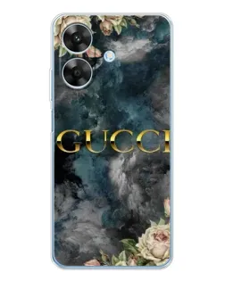 Чохол для Realme Note 60x з картинкою «Абстрактні квіти Gucci»