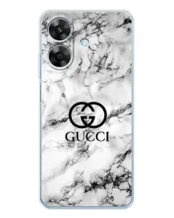 Чохол для Realme Note 60x з картинкою «Gucci — мармуровий шик»