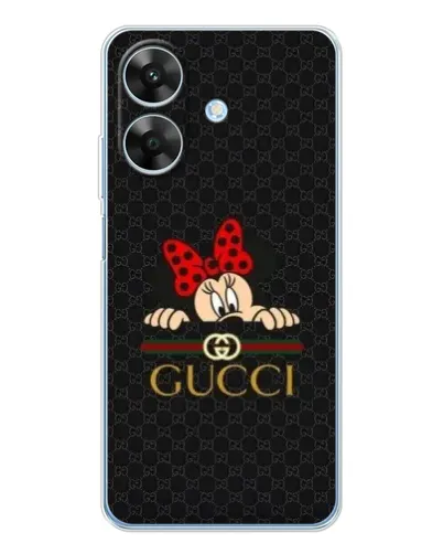 Чохол для Realme Note 60x з картинкою «Мінні Маус Gucci — чорний» Чохол для Realme Note 60x з картинкою «Мінні Маус Gucci — чорний»