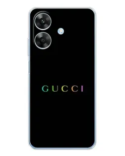 Чохол для Realme Note 60x з картинкою «Gucci — неоновий мінімалізм»
