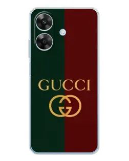 Чохол для Realme Note 60x з картинкою «Gucci — темно-зелений градієнт»