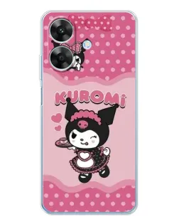 Чехол для Realme Note 60x с картинкой «Розовая Куроми»