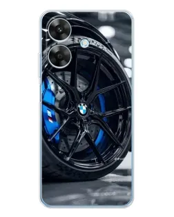 Чохол для Realme Note 60x з картинкою «Колесо BMW зблизька»