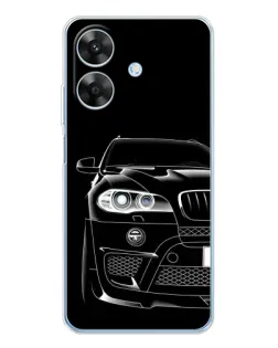 Чохол для Realme Note 60x з картинкою «Темний силует BMW»