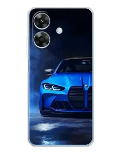 Чохол для Realme Note 60x з картинкою «Блакитна BMW M4»