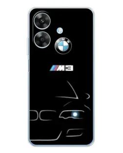 Чохол для Realme Note 60x з картинкою «Мінімалістичний принт BMW M3»