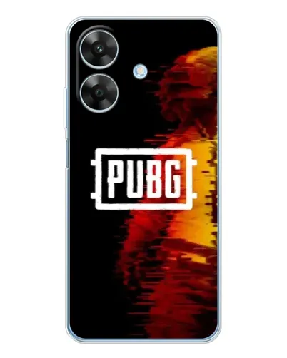 Чохол для Realme Note 60x з картинкою «Яскравий логотип PUBG»