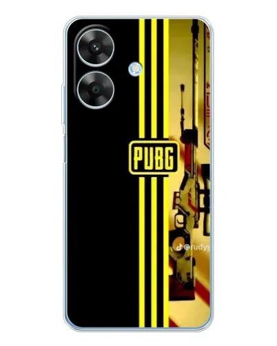 Чохол для Realme Note 60x з картинкою «PUBG — камуфляжний шолом»