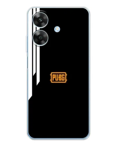 Чохол для Realme Note 60x з картинкою «PUBG — вертикальні лінії»