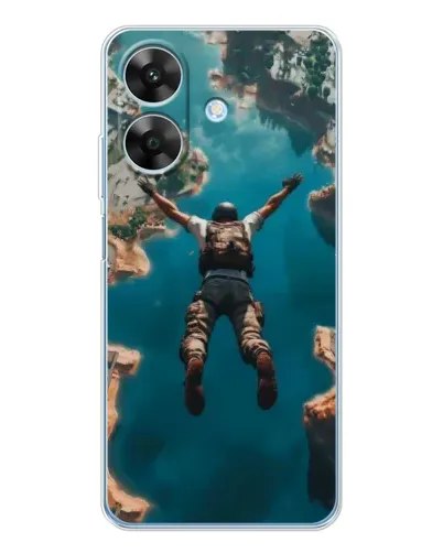 Чохол для Realme Note 60x з картинкою «PUBG — вільне падіння»