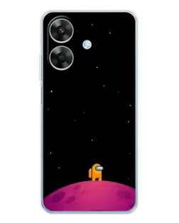 Чехол для Realme Note 60x с картинкой «Одинокий герой на планете» Чехол для Realme Note 60x с картинкой «Одинокий герой на планете»