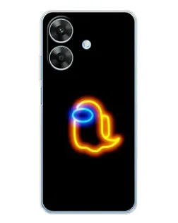 Чехол для Realme Note 60x с картинкой «Among Us неоновое сияние» Чехол для Realme Note 60x с картинкой «Among Us неоновое сияние»