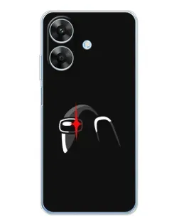 Чехол для Realme Note 60x с картинкой «Among Us шлем» Чехол для Realme Note 60x с картинкой «Among Us шлем»