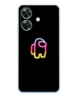 Чехол для Realme Note 60x с картинкой «Among Us градиент» Чехол для Realme Note 60x с картинкой «Among Us градиент»