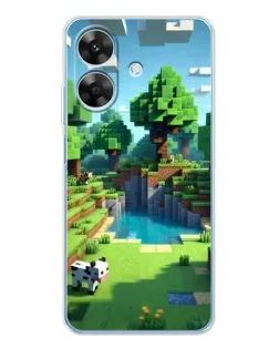 Чохол для Realme Note 60x з картинкою «Minecraft літній день»