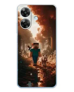 Чохол для Realme Note 60x з картинкою «Стів у лісі»