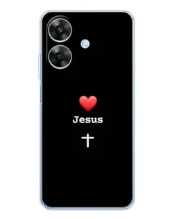 Чохол для Realme Note 60x з картинкою «Серце - Jesus» Чохол для Realme Note 60x з картинкою «Серце - Jesus»