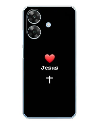 Чохол для Realme Note 60x з картинкою «Серце - Jesus» Чохол для Realme Note 60x з картинкою «Серце - Jesus»