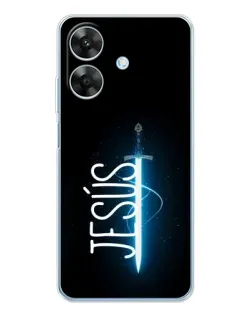 Чохол для Realme Note 60x з картинкою «Меч Духа Jesus»