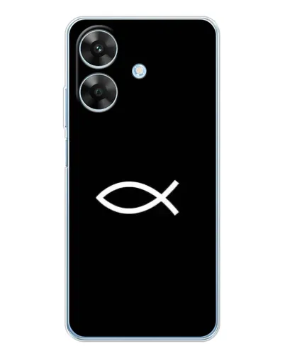 Чехол для Realme Note 60x с картинкой «Символ рыбы Jesus» Чехол для Realme Note 60x с картинкой «Символ рыбы Jesus»