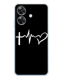 Чехол для Realme Note 60x с картинкой «Пульс веры»