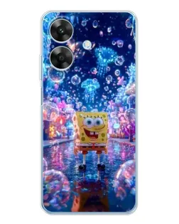 Чехол для Realme Note 60x с картинкой «Неоновый океан»