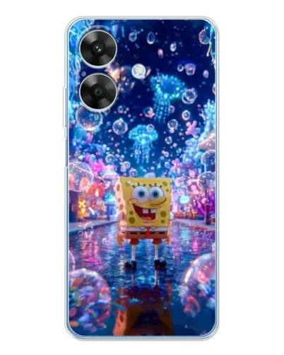Чехол для Realme Note 60x с картинкой «Неоновый океан»