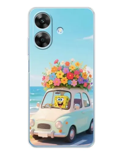 Чехол для Realme Note 60x с картинкой «Автомобильное путешествие»