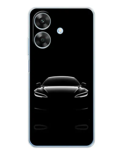 Чохол для Realme Note 60x з картинкою «Силует Tesla Night» Чохол для Realme Note 60x з картинкою «Силует Tesla Night»