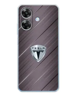 Чохол для Realme Note 60x з картинкою «Металева текстура Tesla» Чохол для Realme Note 60x з картинкою «Металева текстура Tesla»