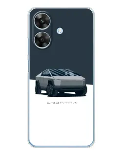Чохол для Realme Note 60x з картинкою «Сріблястий Cybertruck Tesla» Чохол для Realme Note 60x з картинкою «Сріблястий Cybertruck Tesla»