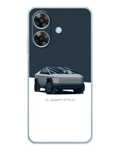 Чохол для Realme Note 60x з картинкою «Сріблястий Cybertruck Tesla» Чохол для Realme Note 60x з картинкою «Сріблястий Cybertruck Tesla»