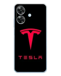 Чохол для Realme Note 60x з картинкою «Tesla Red Logo» Чохол для Realme Note 60x з картинкою «Tesla Red Logo»