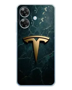 Чохол для Realme Note 60x з картинкою «Мармурова Tesla Gold» Чохол для Realme Note 60x з картинкою «Мармурова Tesla Gold»