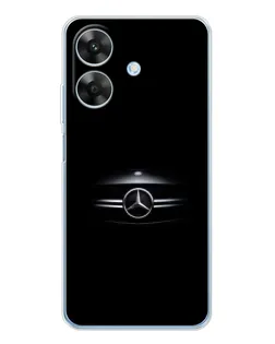 Чехол для Realme Note 60x с картинкой «Mercedes — абстрактные линии»
