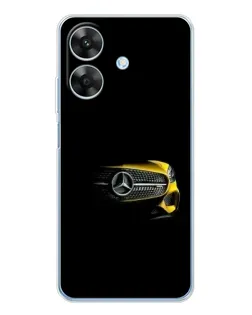 Чехол для Realme Note 60x с картинкой «Mercedes — ретро стиль»