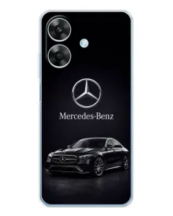 Чехол для Realme Note 60x с картинкой «Mercedes — решетка радиатора»