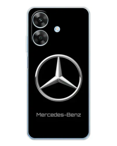 Чехол для Realme Note 60x с картинкой «Mercedes Silver Logo»
