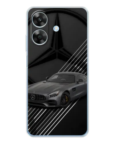 Чехол для Realme Note 60x с картинкой «Mercedes AMG — графика»
