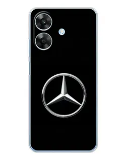 Чехол для Realme Note 60x с картинкой «Mercedes классический лого»