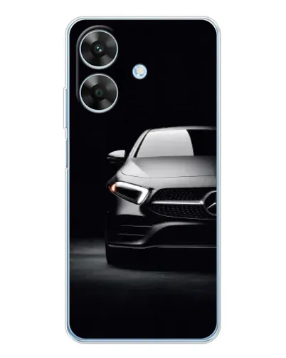 Чехол для Realme Note 60x с картинкой «Свет фар Mercedes»