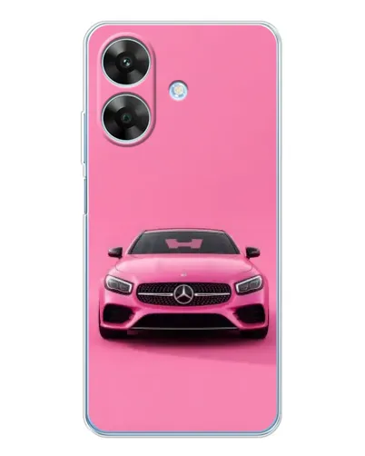 Чехол для Realme Note 60x с картинкой «Розовый Mercedes AMG» Чехол для Realme Note 60x с картинкой «Розовый Mercedes AMG»