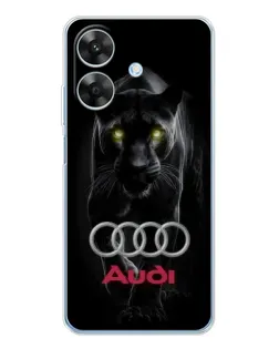 Чохол для Realme Note 60x з картинкою «Пантера та Audi»