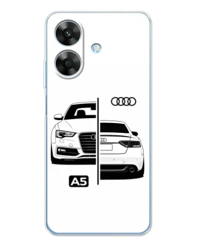 Чохол для Realme Note 60x з картинкою «Audi — контрастний дизайн» Чохол для Realme Note 60x з картинкою «Audi — контрастний дизайн»