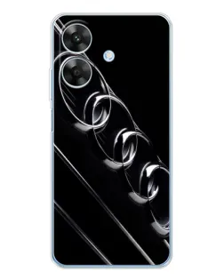 Чохол для Realme Note 60x з картинкою «Audi — абстрактні кільця»