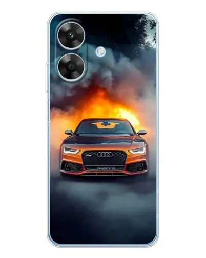 Чохол для Realme Note 60x з картинкою «Audi у вогняному диму» Чохол для Realme Note 60x з картинкою «Audi у вогняному диму»