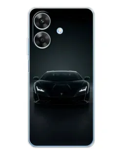 Чехол для Realme Note 60x с картинкой «Черный Lamborghini Aventador» Чехол для Realme Note 60x с картинкой «Черный Lamborghini Aventador»